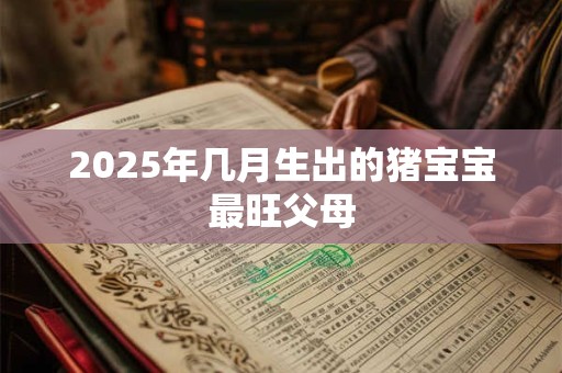 2025年几月生出的猪宝宝最旺父母