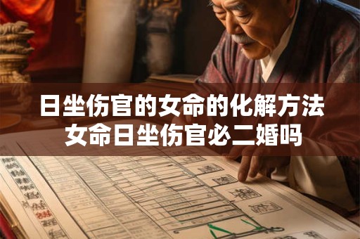 日坐伤官的女命的化解方法 女命日坐伤官必二婚吗
