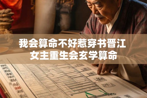 我会算命不好惹穿书晋江 女主重生会玄学算命