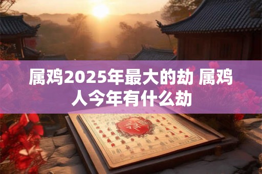 属鸡2025年最大的劫 属鸡人今年有什么劫