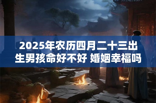2025年农历四月二十三出生男孩命好不好 婚姻幸福吗