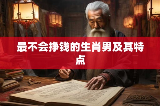 最不会挣钱的生肖男及其特点