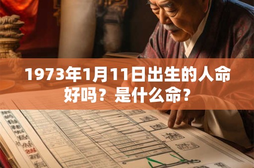 1973年1月11日出生的人命好吗？是什么命？