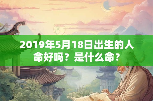 2019年5月18日出生的人命好吗？是什么命？