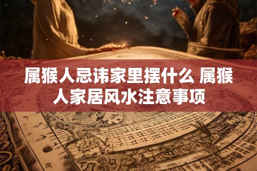 属猴人忌讳家里摆什么 属猴人家居风水注意事项