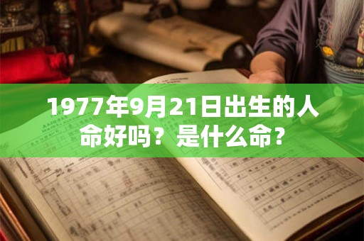 1977年9月21日出生的人命好吗？是什么命？