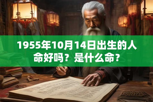 1955年10月14日出生的人命好吗？是什么命？