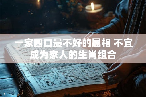 一家四口最不好的属相 不宜成为家人的生肖组合