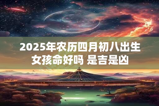 2025年农历四月初八出生女孩命好吗 是吉是凶