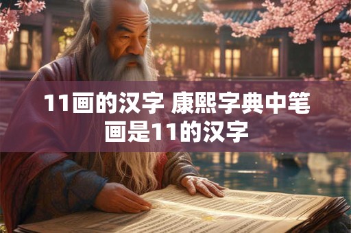 11画的汉字 康熙字典中笔画是11的汉字