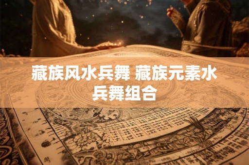 藏族风水兵舞 藏族元素水兵舞组合