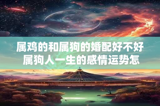 属鸡的和属狗的婚配好不好 属狗人一生的感情运势怎么样