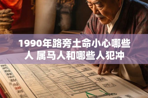 1990年路旁土命小心哪些人 属马人和哪些人犯冲