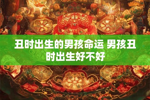 丑时出生的男孩命运 男孩丑时出生好不好