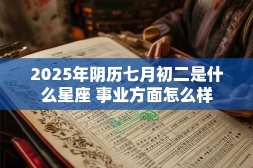 2025年阴历七月初二是什么星座 事业方面怎么样
