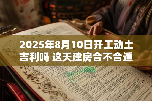 2025年8月10日开工动土吉利吗 这天建房合不合适