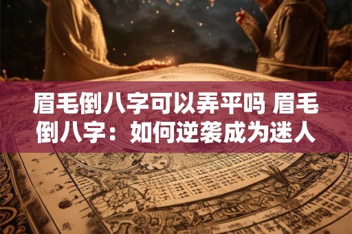 眉毛倒八字可以弄平吗 眉毛倒八字：如何逆袭成为迷人平眉