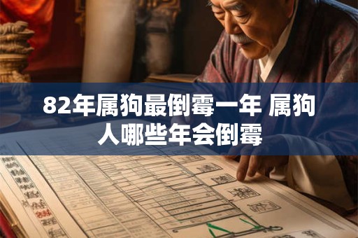 82年属狗最倒霉一年 属狗人哪些年会倒霉