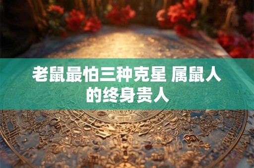 老鼠最怕三种克星 属鼠人的终身贵人