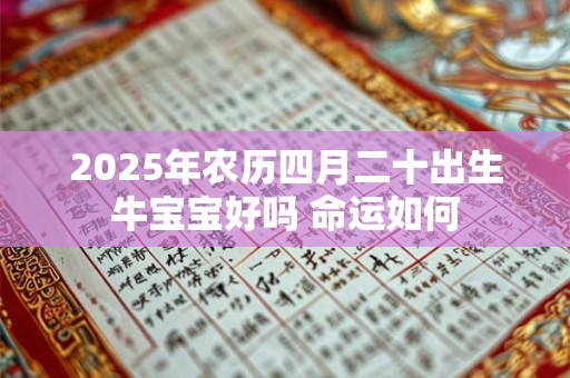 2026年农历四月二十出生牛宝宝好吗 命运如何