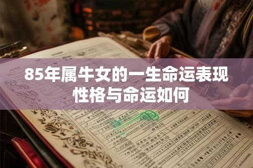 85年属牛女的一生命运表现  性格与命运如何