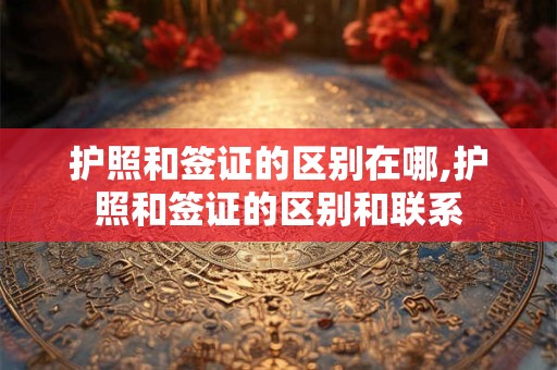 护照和签证的区别在哪,护照和签证的区别和联系