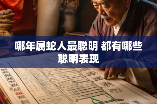 哪年属蛇人最聪明 都有哪些聪明表现