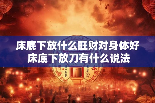 床底下放什么旺财对身体好 床底下放刀有什么说法