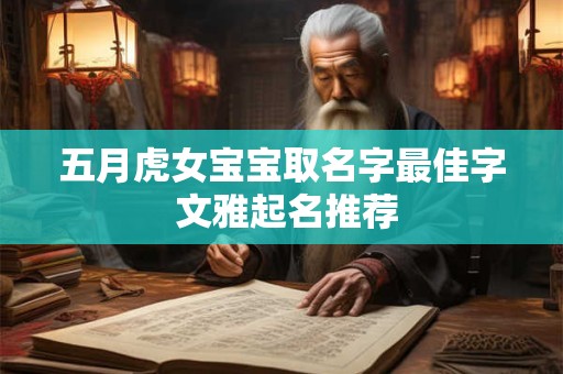 五月虎女宝宝取名字最佳字 文雅起名推荐