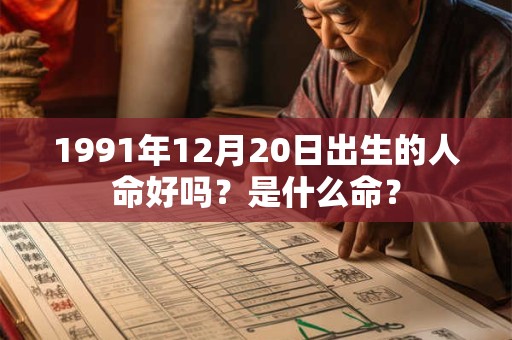 1991年12月20日出生的人命好吗？是什么命？