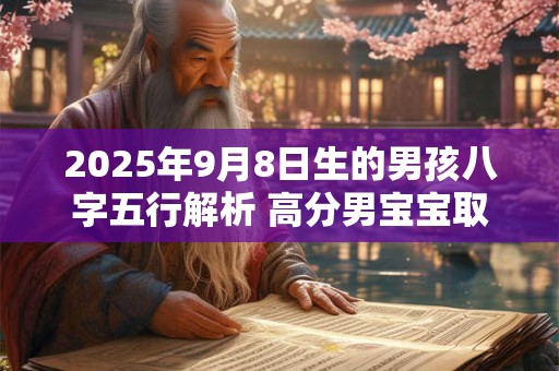 2025年9月8日生的男孩八字五行解析 高分男宝宝取名字