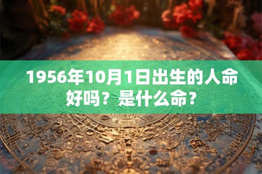 1956年10月1日出生的人命好吗？是什么命？