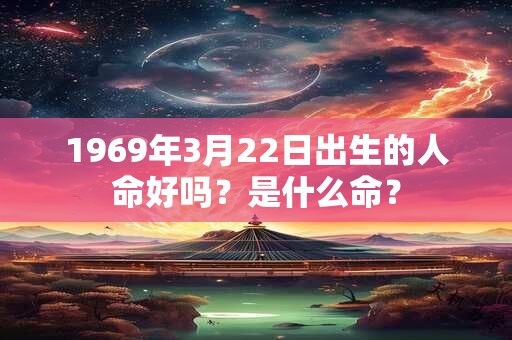 1969年3月22日出生的人命好吗？是什么命？