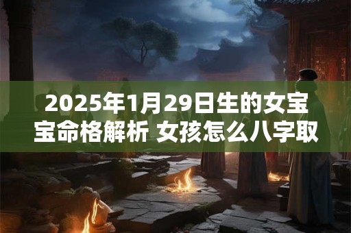 2025年1月29日生的女宝宝命格解析 女孩怎么八字取名