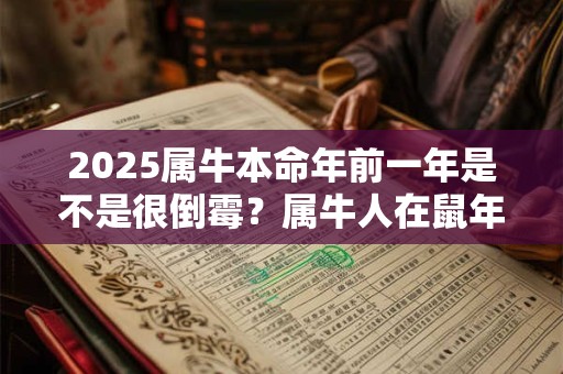 2026属牛本命年前一年是不是很倒霉？属牛人在鼠年里运势如何