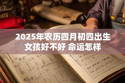 2025年农历四月初四出生女孩好不好 命运怎样