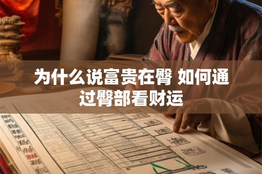 为什么说富贵在臀 如何通过臀部看财运