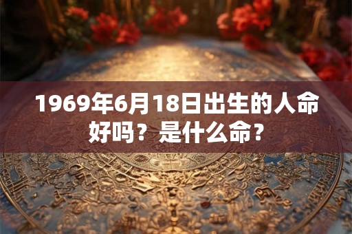 1969年6月18日出生的人命好吗？是什么命？