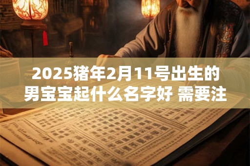 2025猪年2月11号出生的男宝宝起什么名字好 需要注意什么