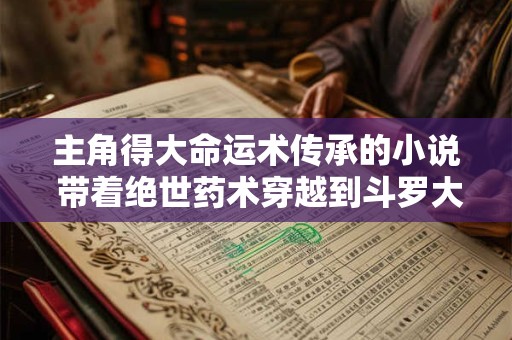 主角得大命运术传承的小说 带着绝世药术穿越到斗罗大陆小说