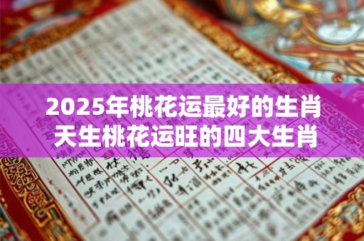 2025年桃花运最好的生肖 天生桃花运旺的四大生肖