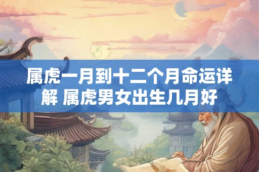 属虎一月到十二个月命运详解 属虎男女出生几月好