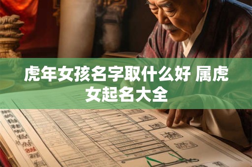 虎年女孩名字取什么好 属虎女起名大全