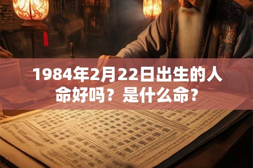 1984年2月22日出生的人命好吗？是什么命？