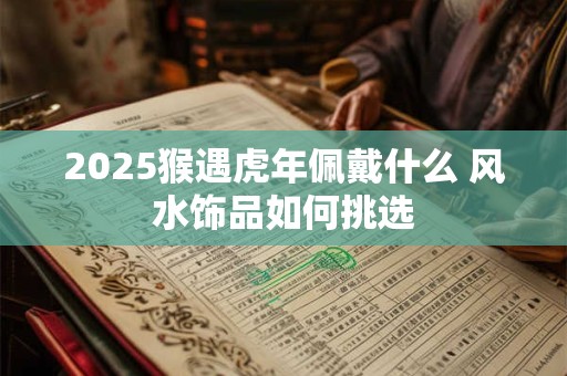 2025猴遇虎年佩戴什么 风水饰品如何挑选