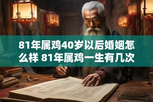 81年属鸡40岁以后婚姻怎么样 81年属鸡一生有几次婚姻