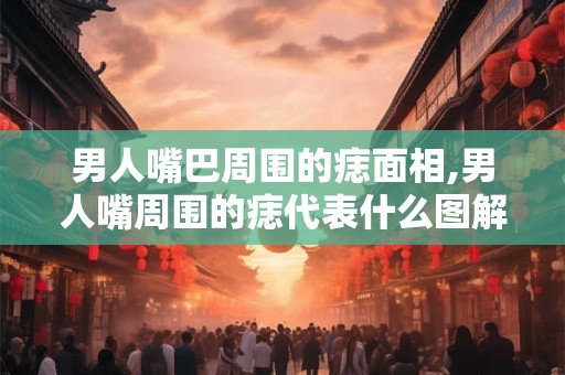 男人嘴巴周围的痣面相,男人嘴周围的痣代表什么图解