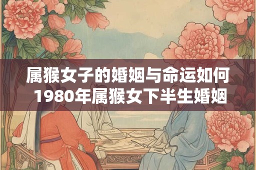 详细阅读:属猴女子的婚姻与命运如何 1980年属猴女下半生婚姻如何 属猴女子的婚姻与命运如何 1980年属猴女下半生婚姻如何