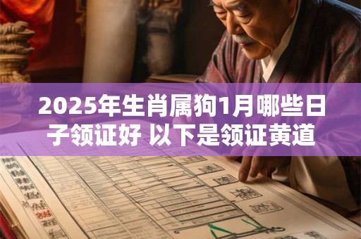 2025年生肖属狗1月哪些日子领证好 以下是领证黄道吉日