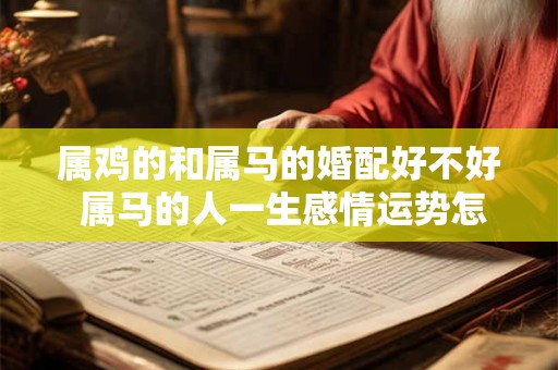 属鸡的和属马的婚配好不好 属马的人一生感情运势怎么样